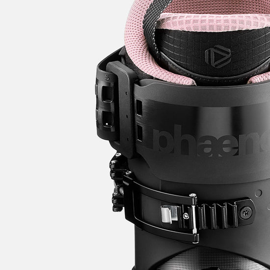 Phaenom fr 01 freeride touring ski boot 100 flex close up