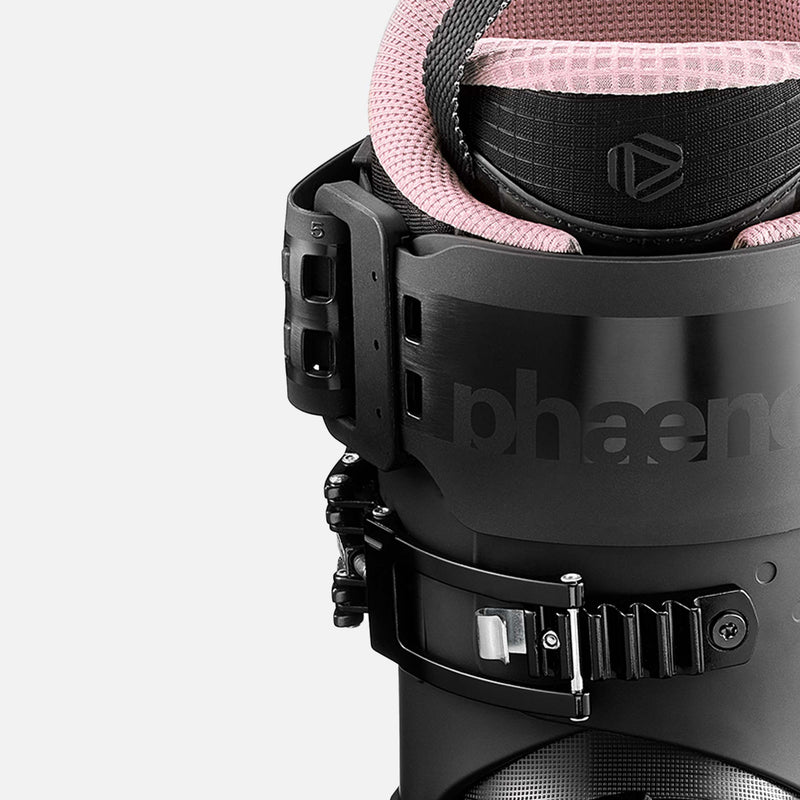 Phaenom fr 01 freeride touring ski boot 100 flex close up