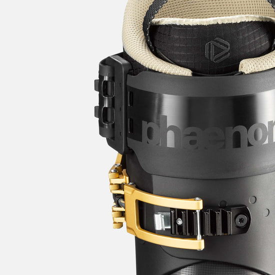 Phaenom fs 01 all mountain freeski ski boot 120 flex close up gold special edition